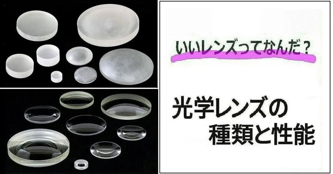 撮影レンズが使用している｢光学レンズ｣には、どんな種類や性能がある