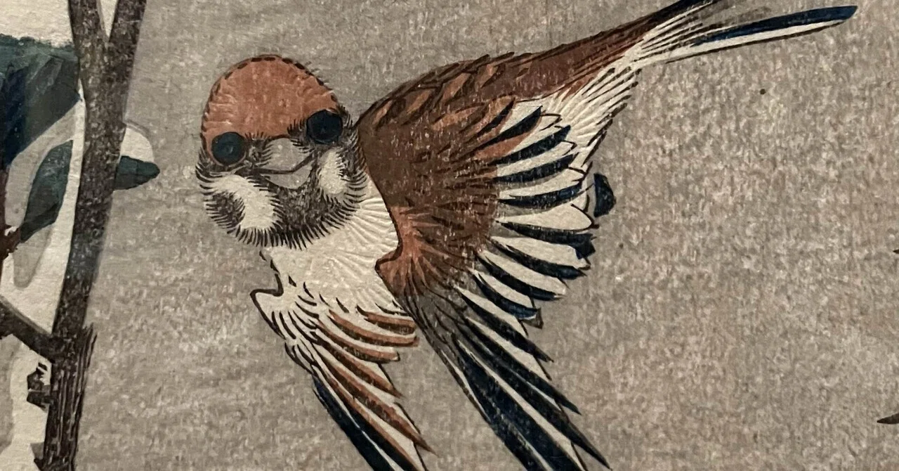 小布施・北斎館】かなりレトロな長野電鉄で行く「花鳥版画展」｜もっちぃ