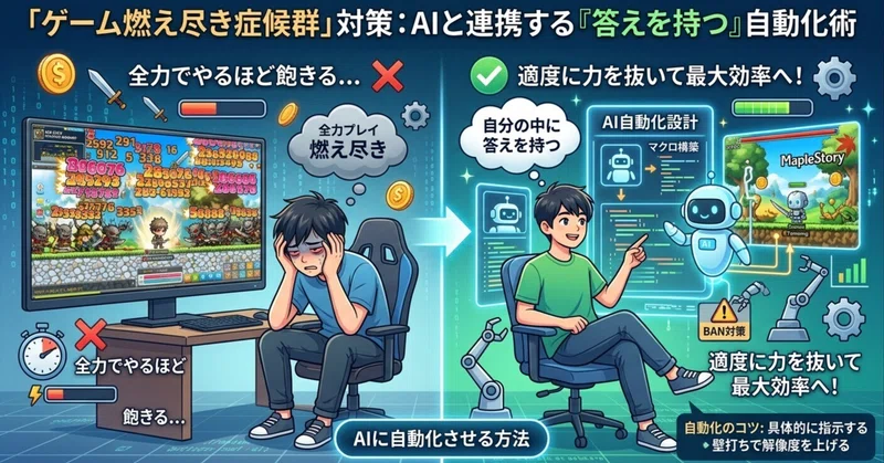 メイプルストーリー、全力でやっている人注意です