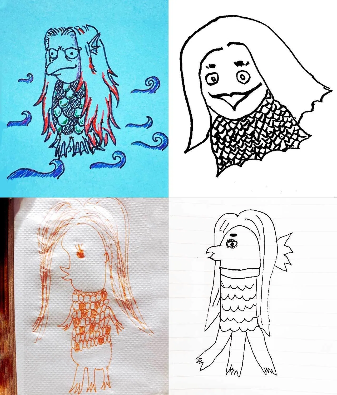 みんな（社員）にアマビエを描いてもらったら凄かった！｜トレタnow