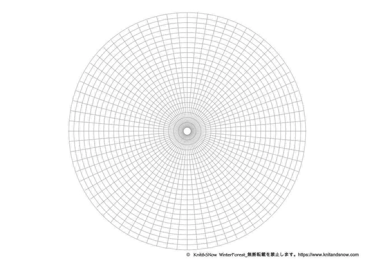 Crochet Grid for Circular Knitting｜knitandsnow