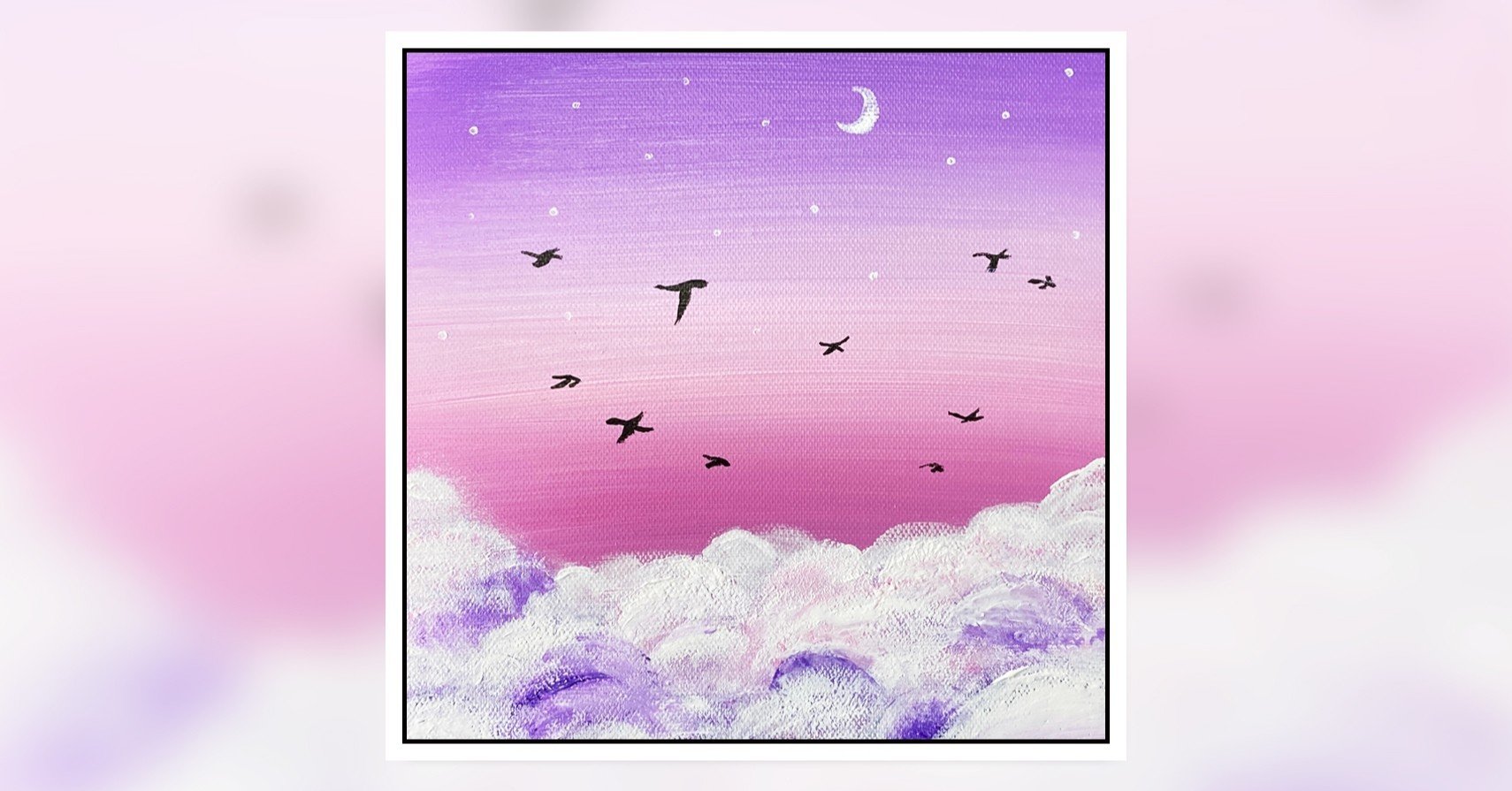 アクリル絵の具を使用した 紅の空を飛ぶ鳥 の描き方 初心者が簡単に絵を描く方法 Junya Art Note アクリル絵の具を使用した 紅の空を飛ぶ鳥 の描き方 初心者が簡単に絵を描く方法 Junya Art Note