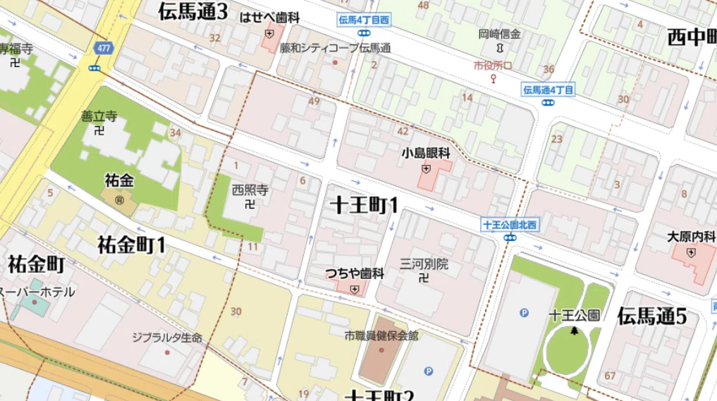 十王町