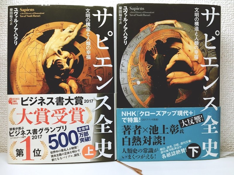 読書 著名人も大絶賛 ワクワクする歴史本 サピエンス全史 中野 祐治の格言note Note