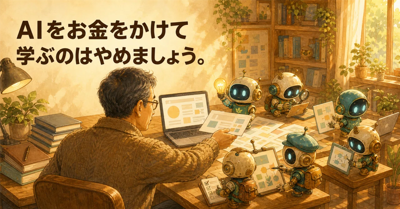 AIをお金をかけて学ぶのはやめましょう。|AI以後のデジタルマーケティング業界