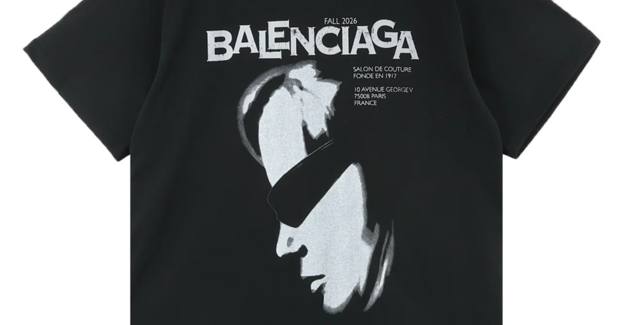 バレンシアガ Lady In Shades オーバーサイズ Tシャツ850345TUVO51000