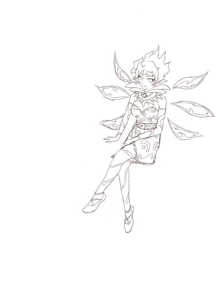 落書き帳２ 妖精 ふもふも Note