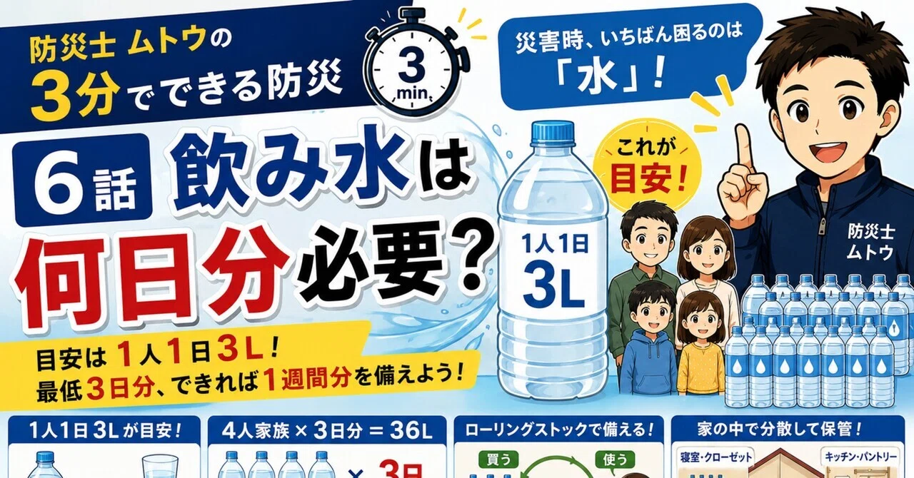Disaster Prevention Expert Muto's 3-Minute Disaster Preparedness ...