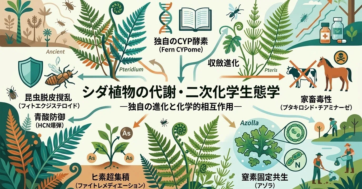 シダ植物の代謝・二次化学生態学｜platypus2000jp