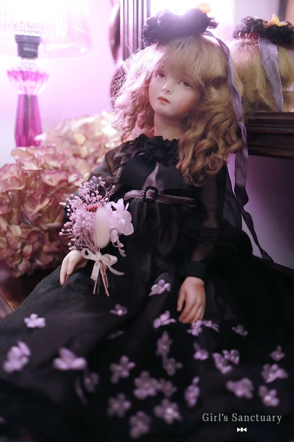 少女の聖域｜Miss Moppet Dolls｜薔薇色の結晶｜｜MAUVE CABINET 