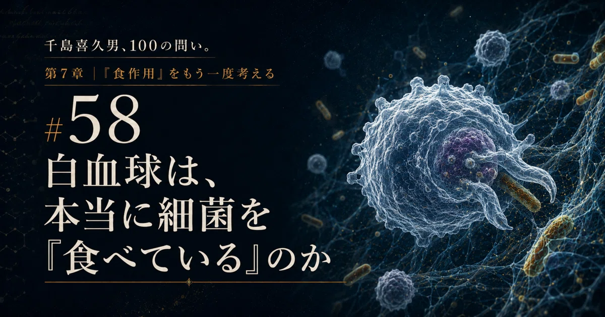 #58 Do white blood cells really 'eat' bacteria?｜薬剤師 箕浦雅子｜めぐりの専門家