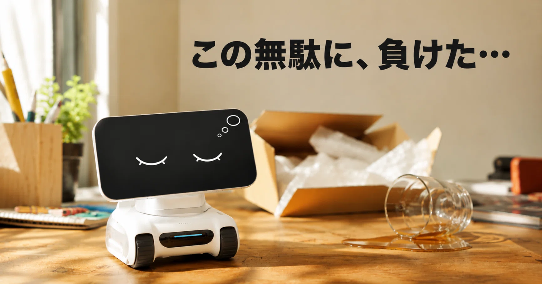 こいつ、寝るんかい！？〜AIロボットLOOIと、僕が払うことになる「飼育