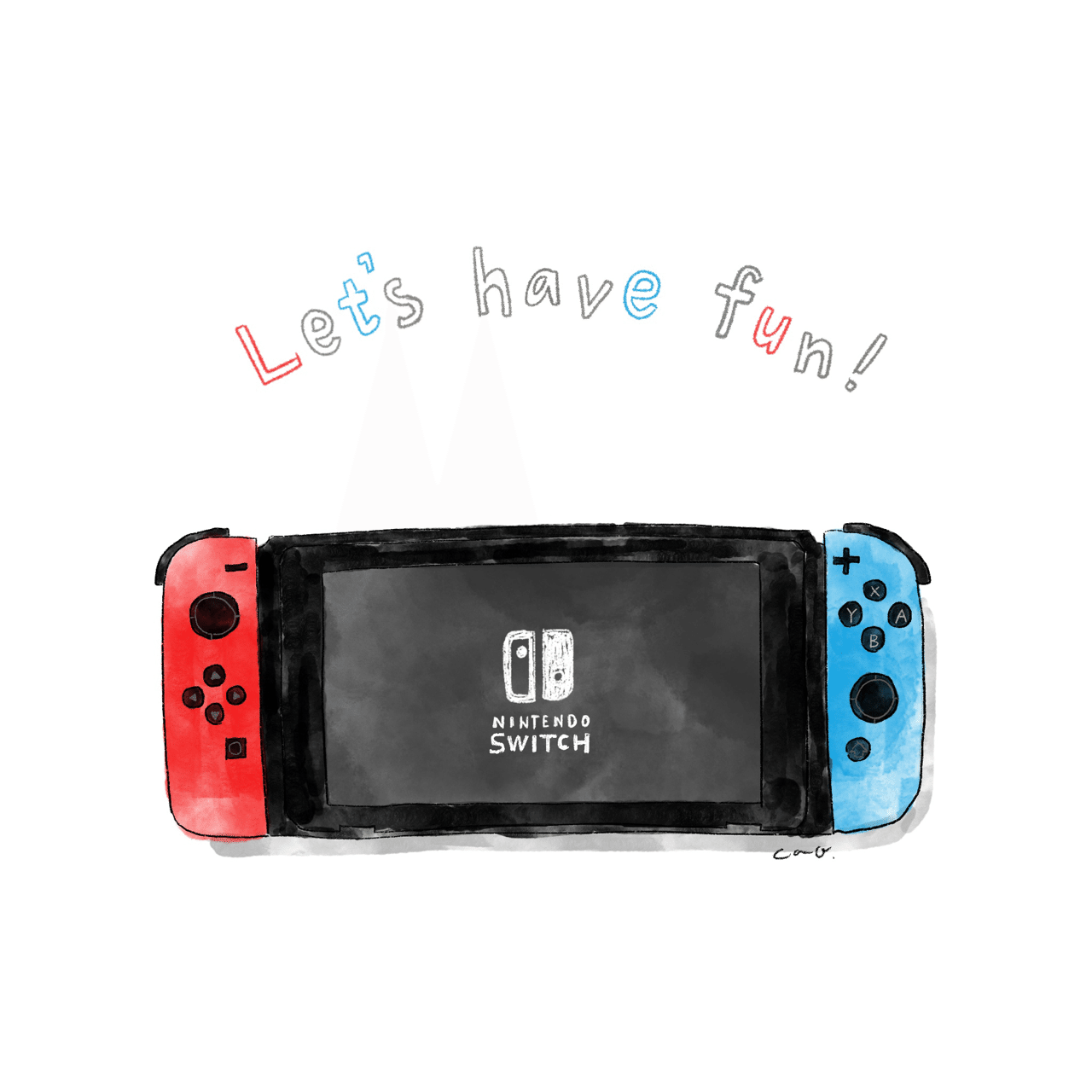 ニンテンドースイッチ Cao イラストレーション Note