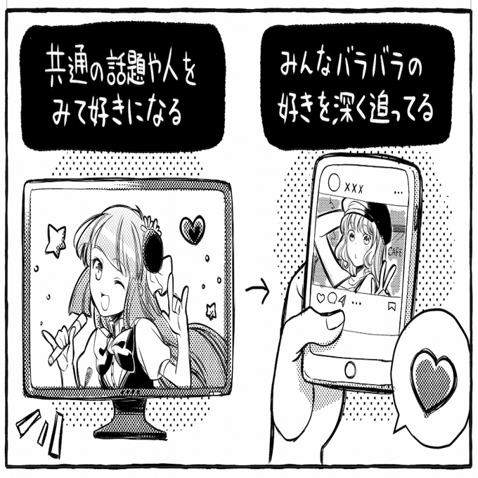気の合わないリア友よりも Snsの趣味友 と好きを深く追いかける 好きバラバラ時代の友達観や親との違いを語る女子大生の話 アプリマーケティング研究所