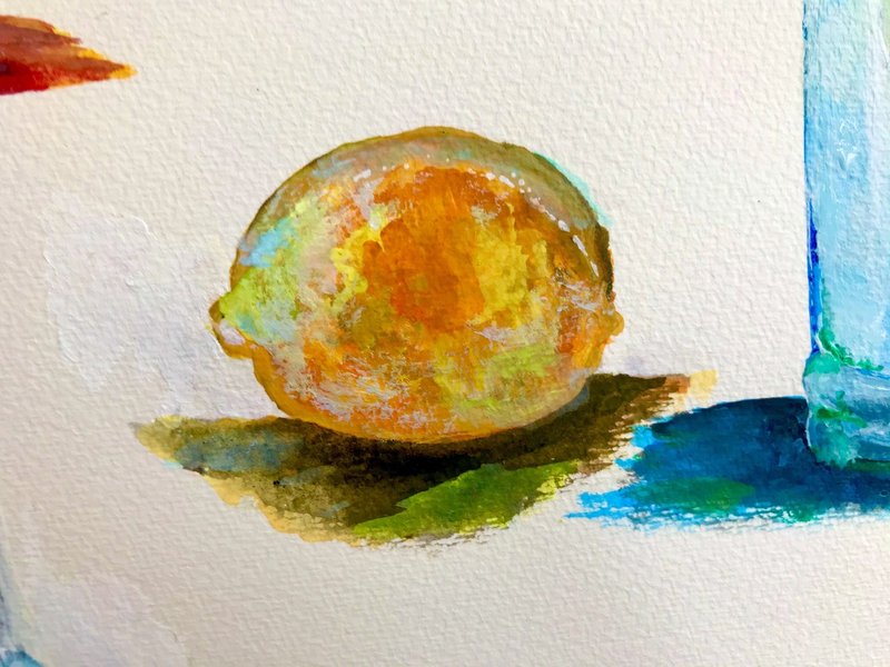 アクリル絵の具で色んな物を厚塗りして描いてみた ٩ ˊᗜˋ و メイキング紹介 いお お絵描き Note