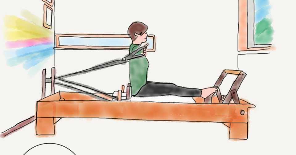 イラスト ピラティスhp フライヤー Pilates Space Sin様 Mari Takayanagi イラスト ピラティス Note
