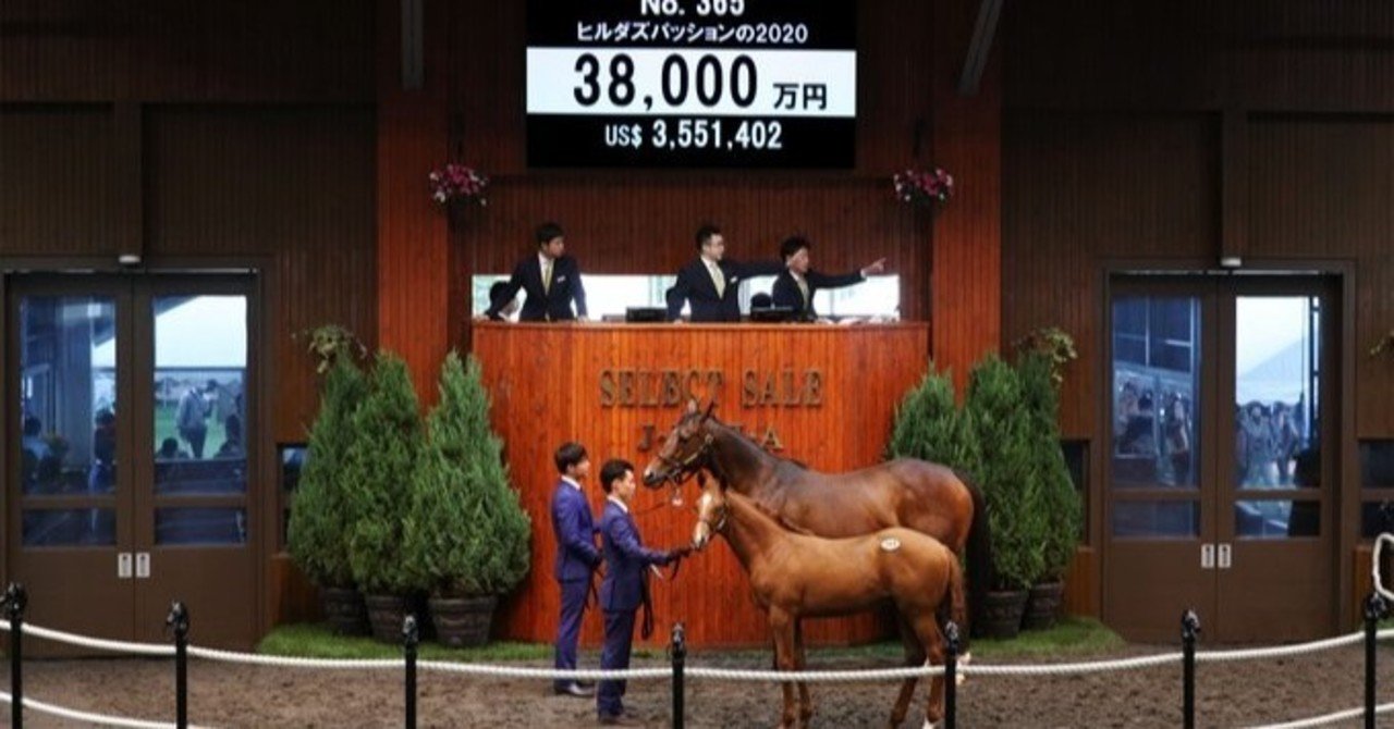 セレクトセール2020 当歳馬 高額落札馬 1 15位 のtwitter評判まとめ アイカ Note