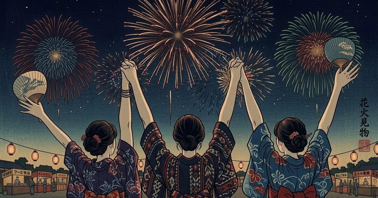 夏の夜空のハーモニー－色彩と音で魅せる花火の夕べ｜旅おもてなす