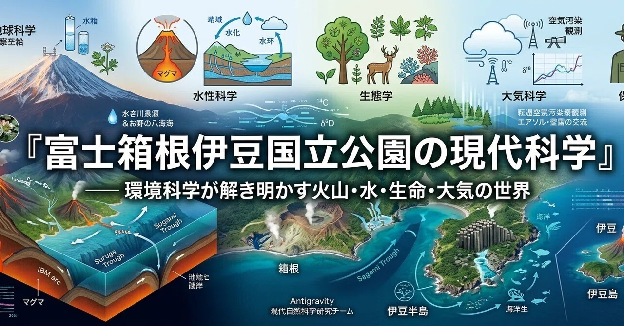 富士箱根伊豆国立公園の現代科学｜platypus2000jp