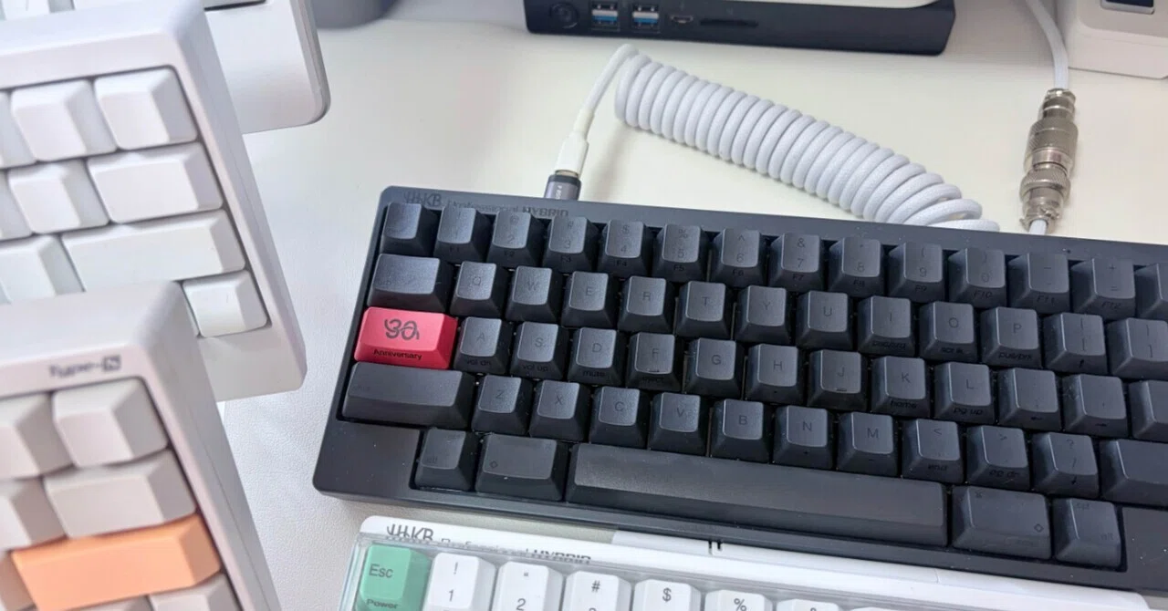 HHKB 30周年モデル | 押下圧30gの衝撃！｜noru