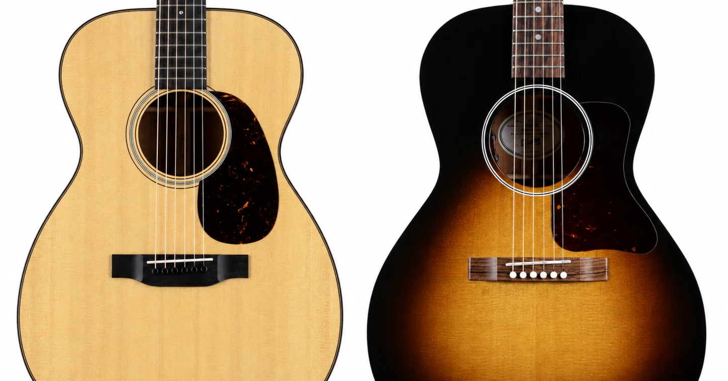 Martin 00 vs Gibson L-00｜小ぶりアコギの2大名器、結局どっちを選ぶ