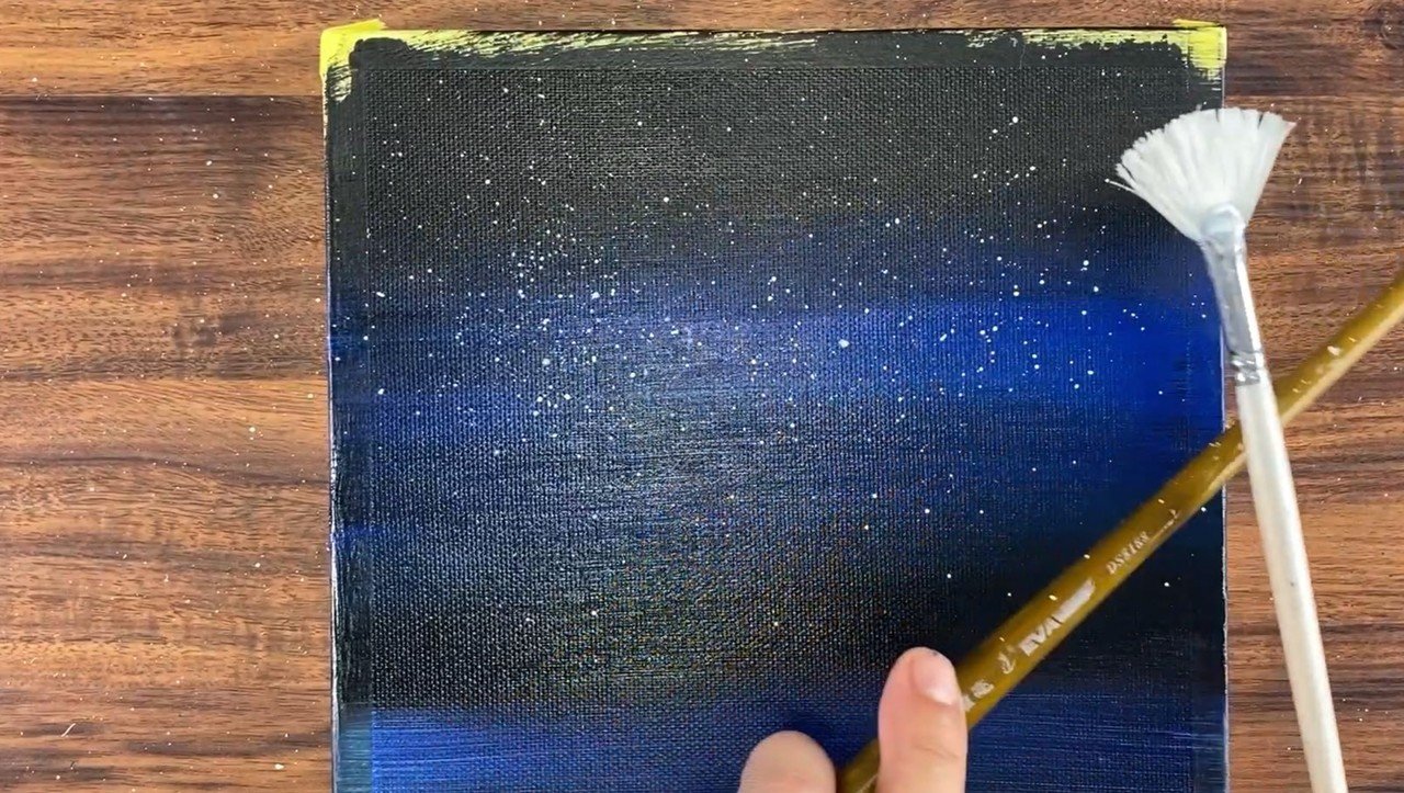 アクリル絵の具を使用した 輝く海 の描き方 初心者が簡単に絵を描く方法 Junya Art Note