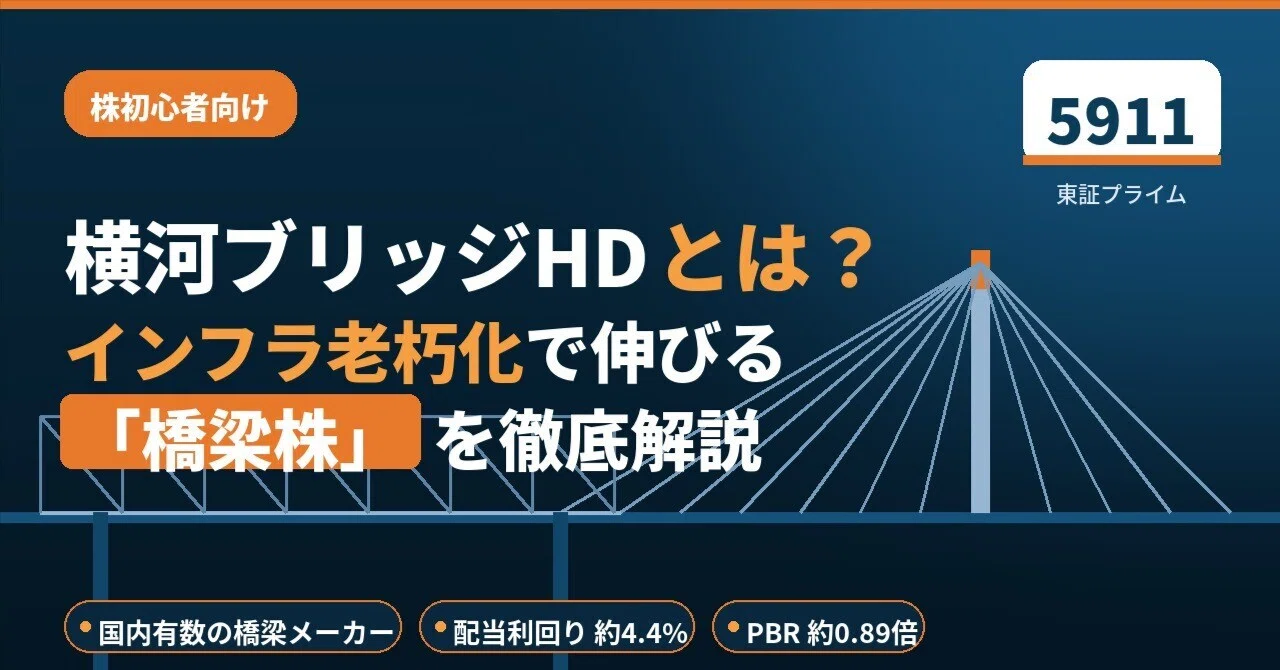 横河ブリッジの株価はなぜ強い？配当金と国土強靭化の真相に迫る