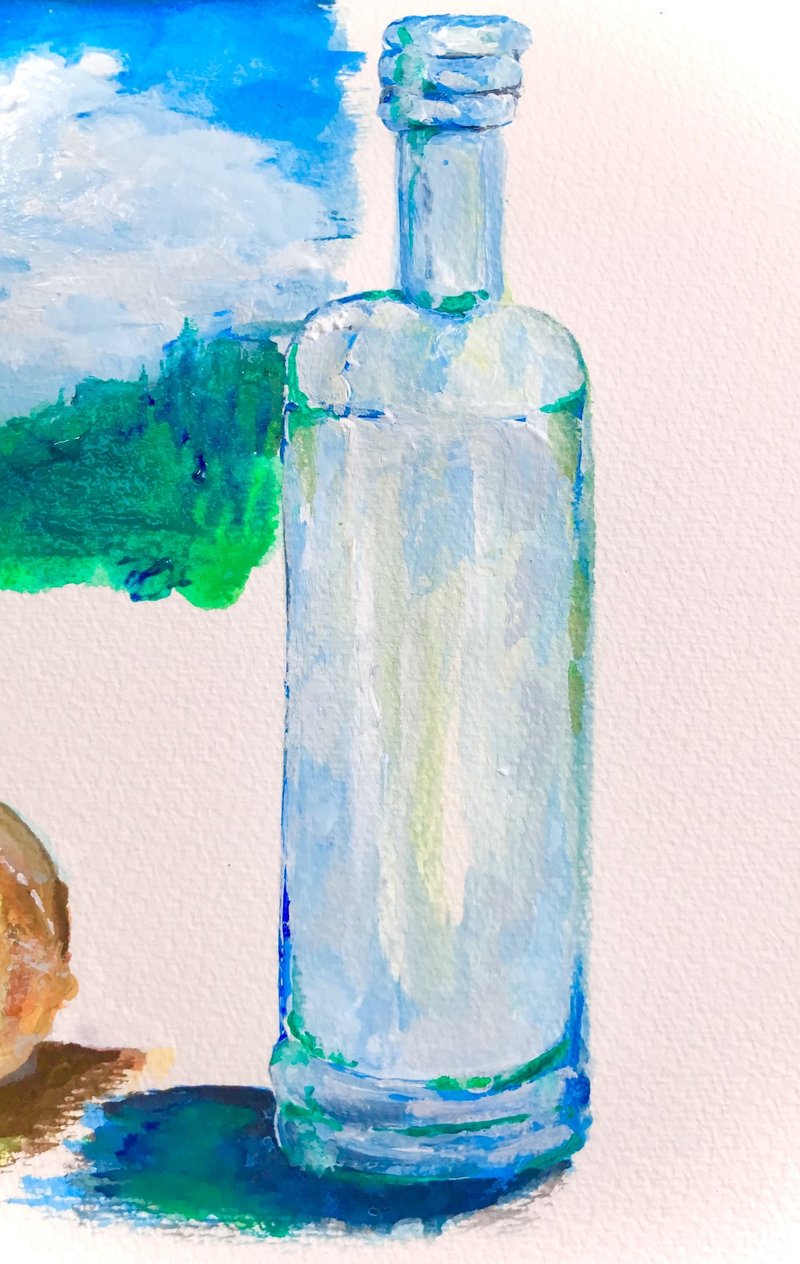 アクリル絵の具で色んな物を厚塗りして描いてみた ٩ ˊᗜˋ و メイキング紹介 いお お絵描き Note