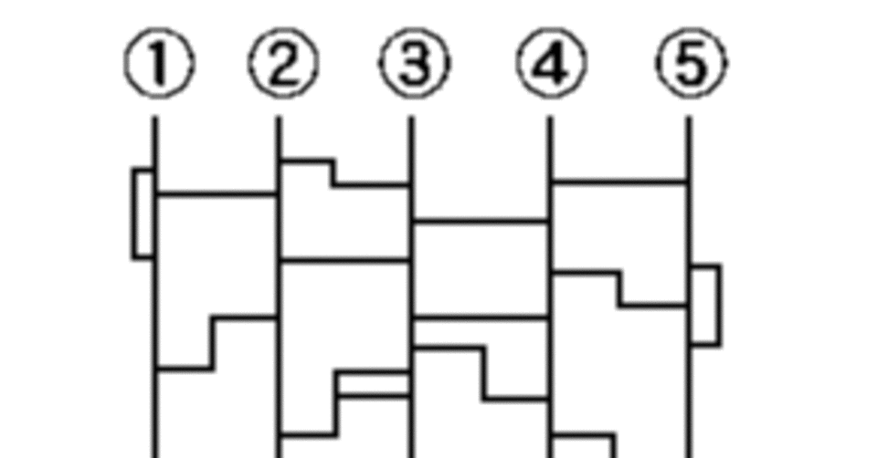 運命のあみだくじを辿って 透 Toru Note