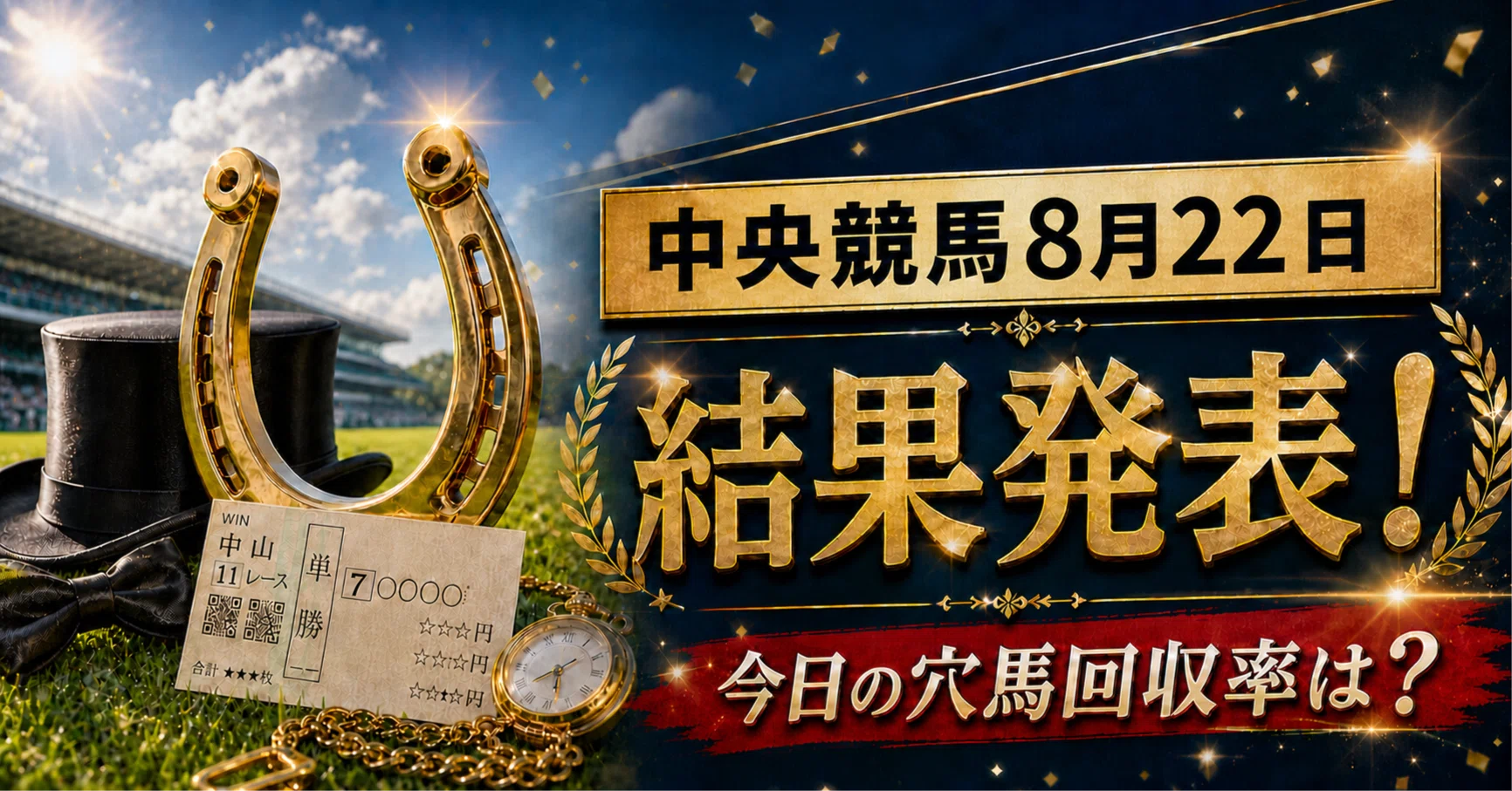 今日 の 中央 競馬 結果