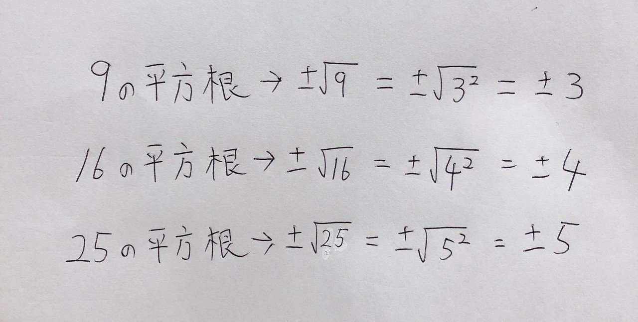 中3数学 平方根 算数オンライン家庭教師 倉永 将太朗 Note 中3数学 平方根 算数オンライン家庭教師 倉永 将太朗 Note