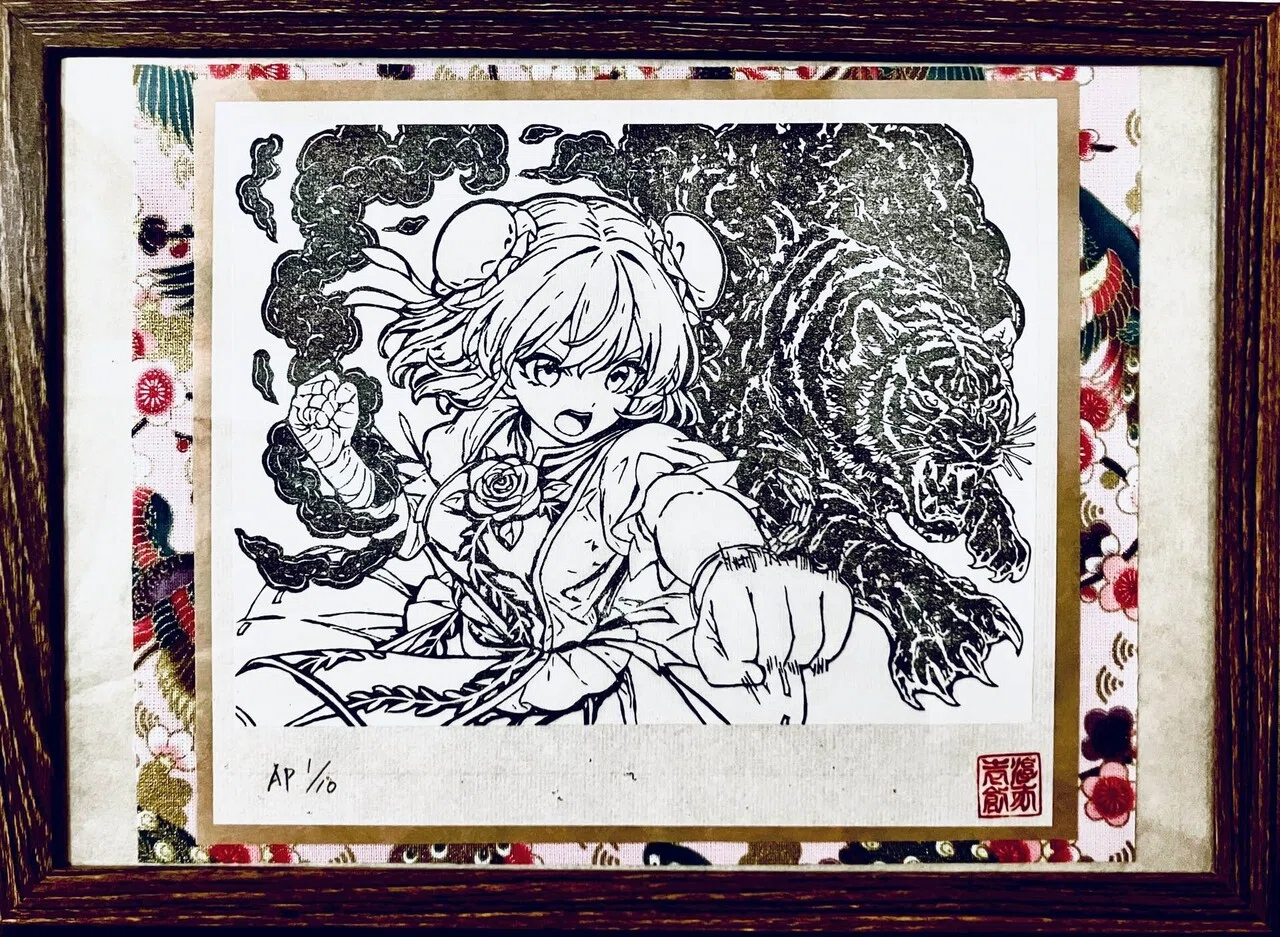 【原画】【絵画】「照れ隠し」※作品証明書付 ROROICH様 ロロイチ 原画】「照れ隠し」※作品証明書付 ROROICH様作 原画】「照れ隠し