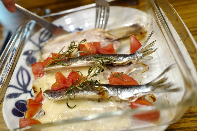 おうちごはん 07 08 パプリカのサラダ ガスパチョ しらすのアヒージョ 鰯のオーブン焼き 仲尾 夏樹 Note