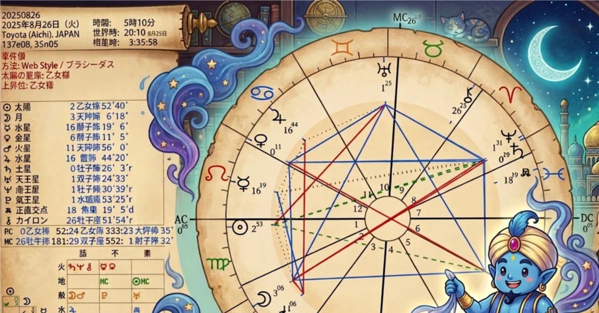 Western Astrology Horoscope Chart Pentagram ⭐️ Figure August 26, 2025 ...