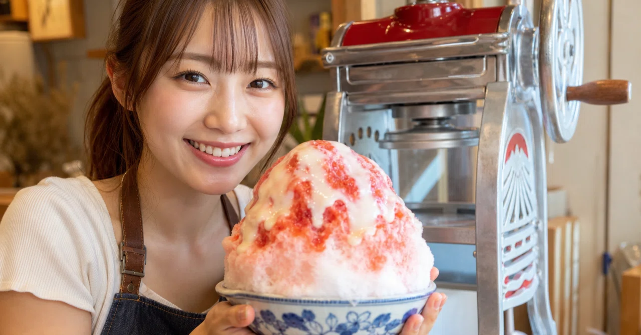 初雪　HATUYUKI かき氷機　置物 レトロ　昭和　ジャンク品　長期保管品 知るメモ｜【初雪】｜最強のかき氷機！～なぜシャリシャリではない