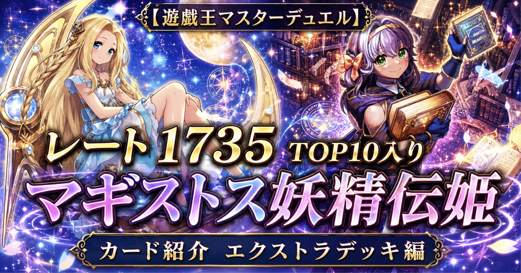 遊戯王マスターデュエル】レート1735 TOP10入り マギストス妖精伝姫