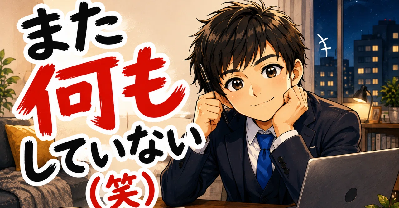 【何もしていない（笑）でも今日は、それをnoteに書きました】サラおじ日記＃127｜サラリーマンおじ【成長日記】フォロバ100