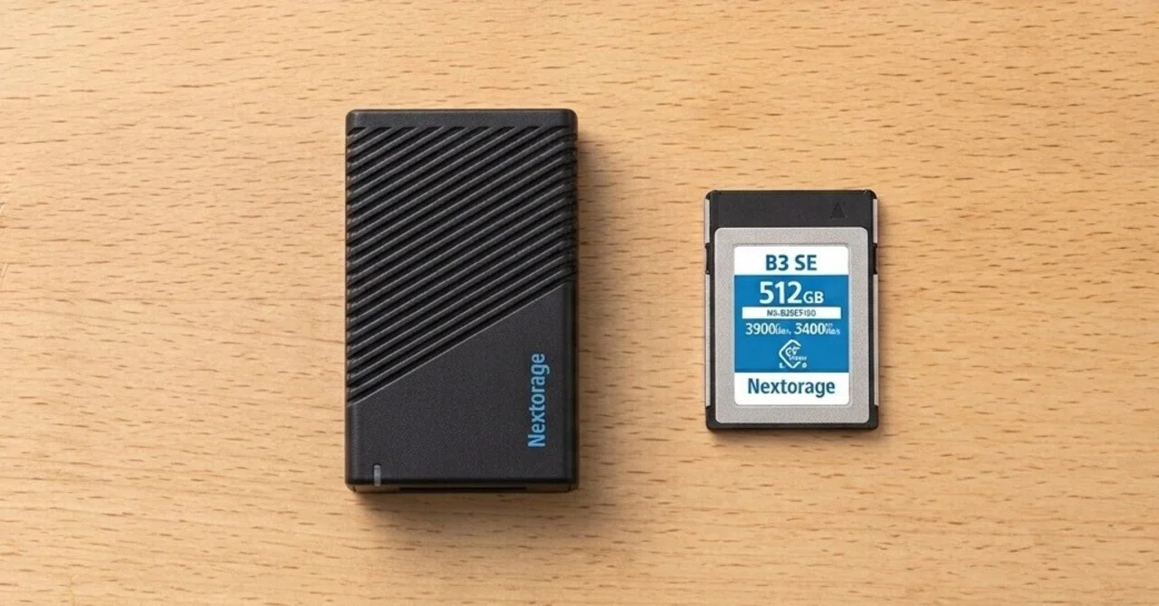 CFexpress Type Bメモリーカード NX-SB1PRO NX-SB1PROが読み込み後も熱い──CFexpress Type Bは使用後に抜く