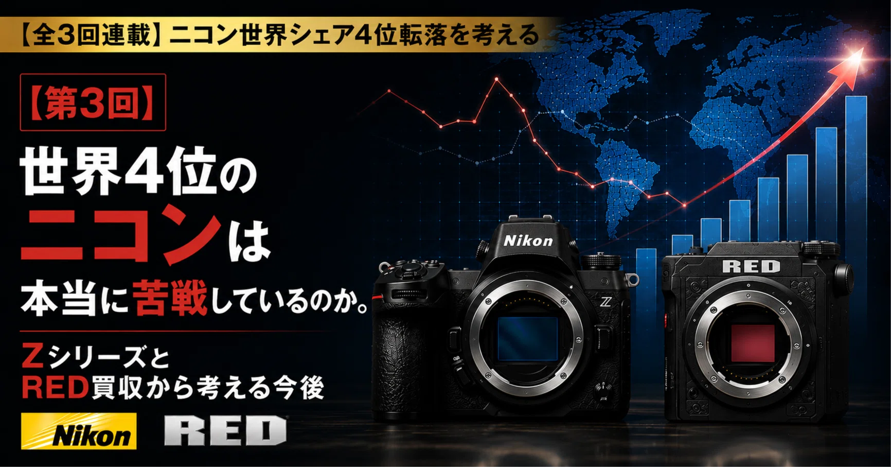 第3回】世界4位のニコンは本当に苦戦しているのか。ZシリーズとRED買収
