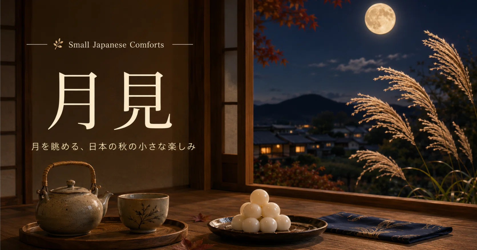 月を眺めるだけの夜——日本の「月見」という小さな楽しみ｜まさひろ