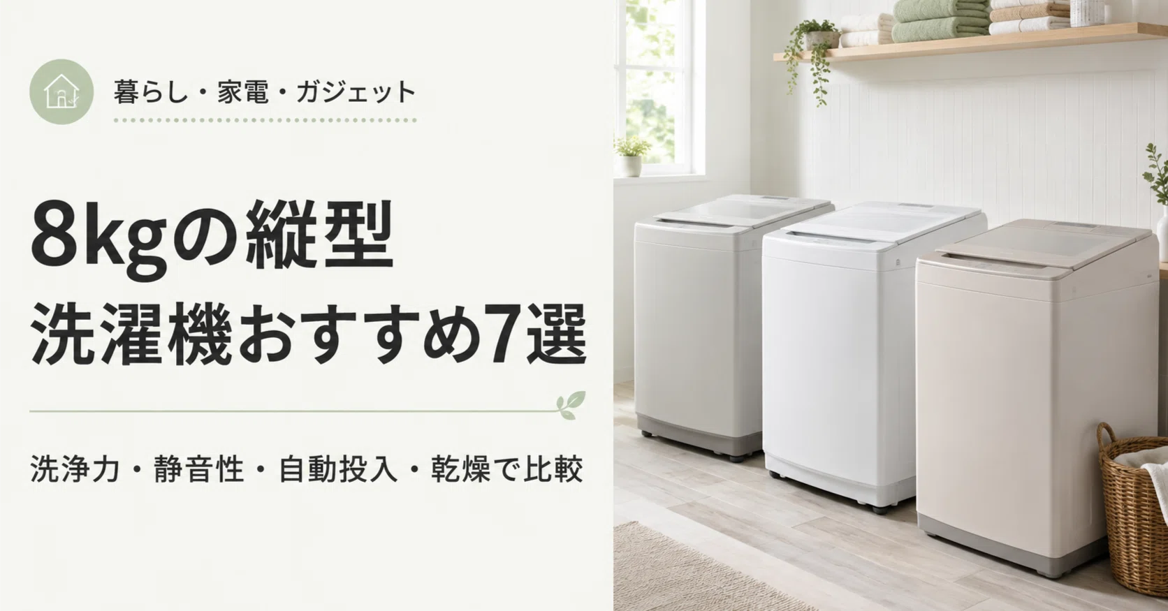 縦 型 洗濯 機 おすすめ