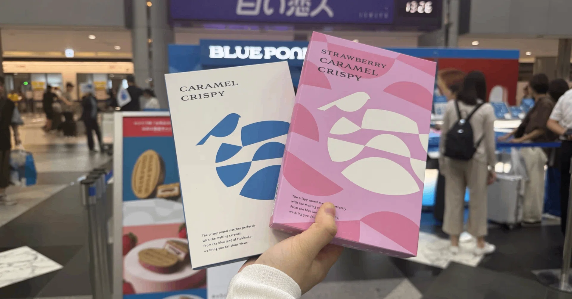 ブルーポンドは北海道土産におすすめ？キャラメルクリスピー＆季節限定