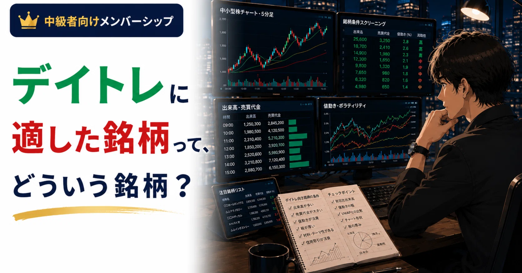 デイトレ おすすめ 銘柄