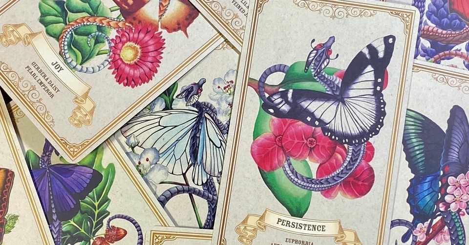 花 蝶 ドラゴンのオラクル Enchanted Blossoms 星降夜子 Note