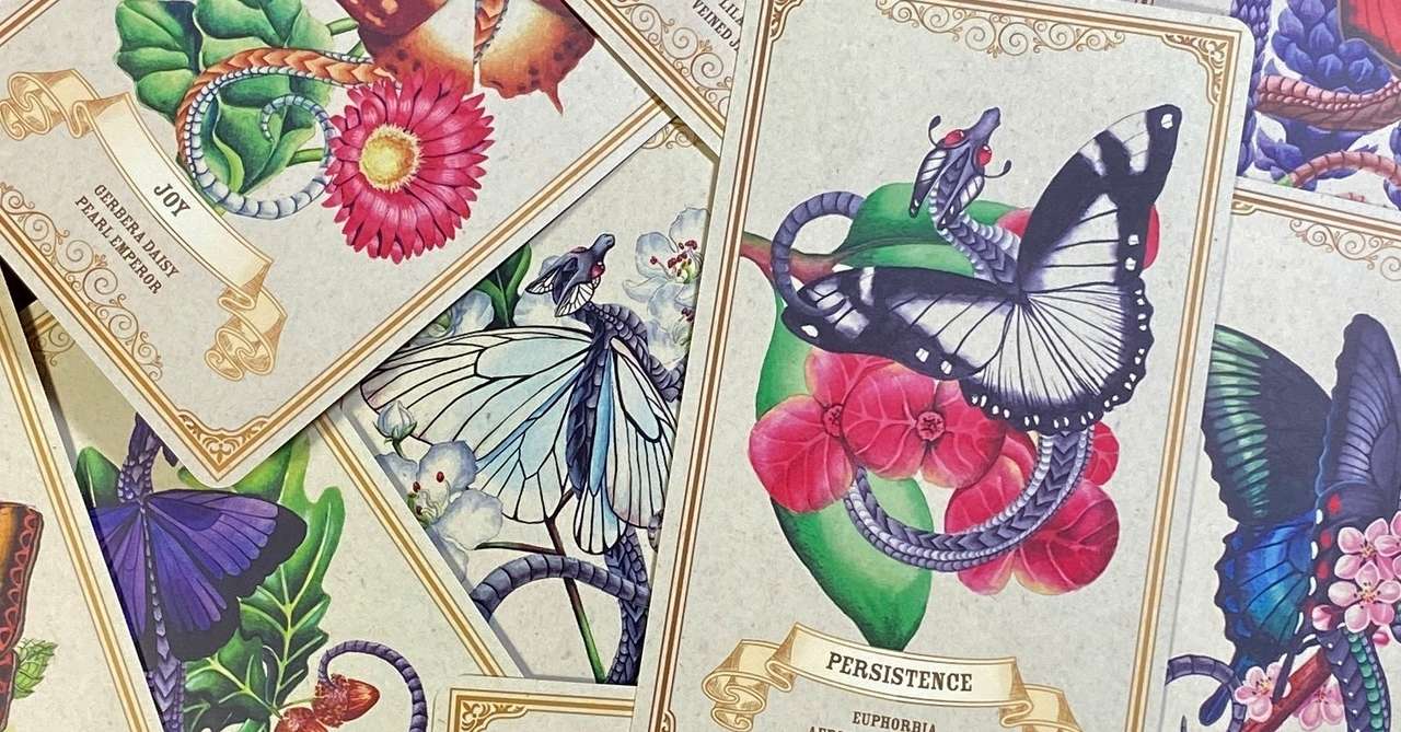 花 蝶 ドラゴンのオラクル Enchanted Blossoms 星降夜子 Note