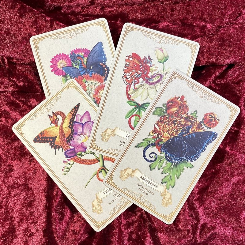 花 蝶 ドラゴンのオラクル Enchanted Blossoms 星降夜子 Note