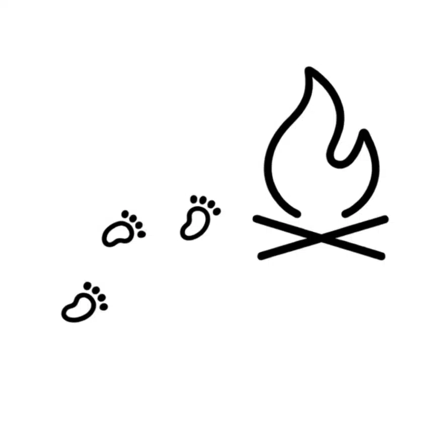 道草と焚き火