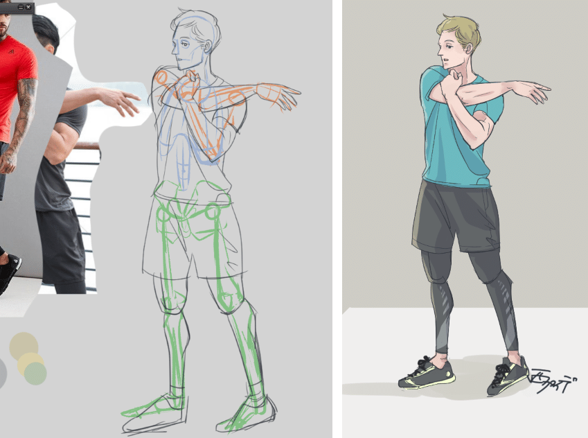 写真からの練習4 13 骨格 Study From Picture 西フロイデ Note 写真からの練習4 13 骨格 Study From Picture 西フロイデ Note