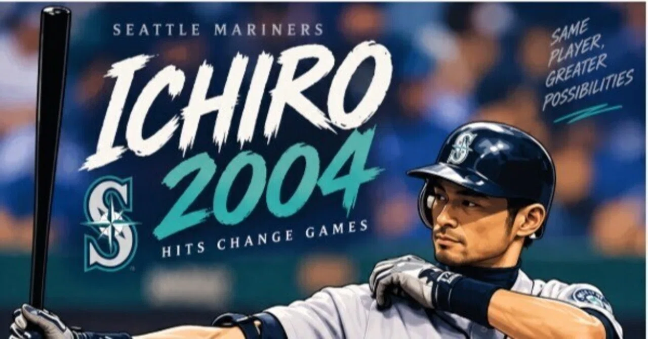 イチロー SEA・2004年【シーズン最多安打262】｜まねまね/スポーツアカ