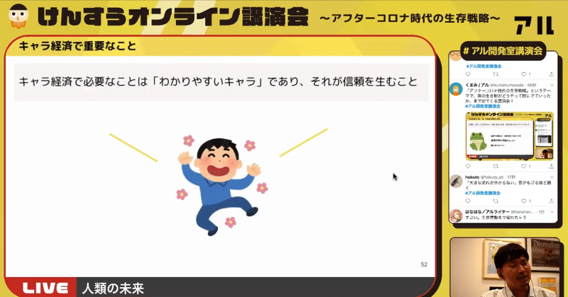 「けんすうさんの講演会～アフターコロナ時代の生存戦略～」で学んだこと